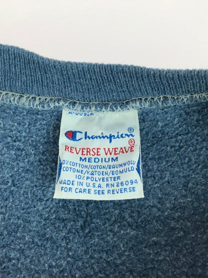 【中古品】【メンズ】 90'S REVERSE WEAVE SWEATSHIRT 90年代 リバースウィーブ スウェットシャツ トレーナー USA製 目あり 146-251227-na-05-tag サイズ：M カラー：ブルー 万代Net店