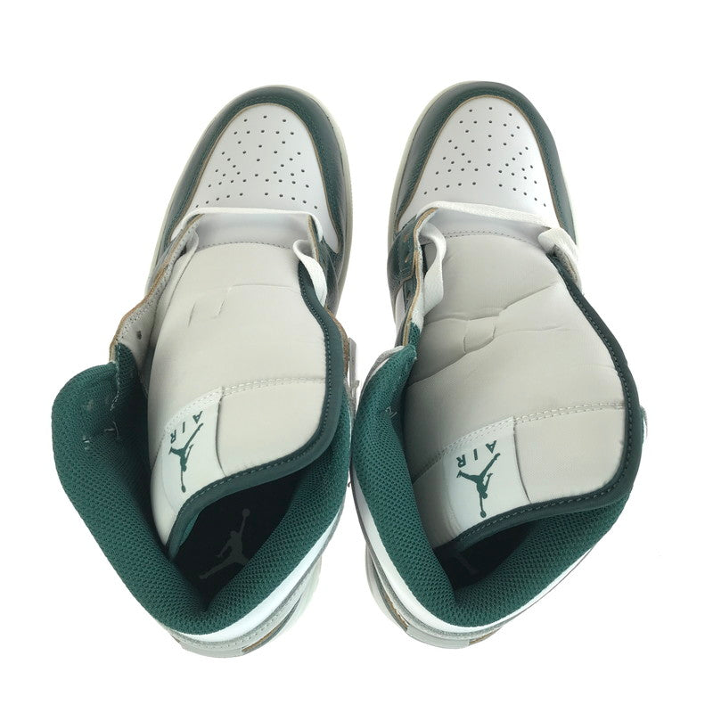 【中古美品】【メンズ】 NIKE ナイキ AIR JORDAN 1 MID SE FQ7720-103 エアジョーダン 1 ミッド スニーカー 靴 160-260106-na-02-tag サイズ：27.5cm US 9.5 カラー：WHITE/OXIDIZED GREEN-SAIL 万代Net店