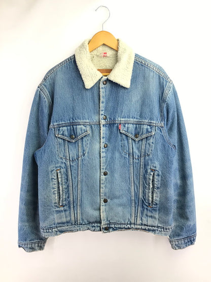 【中古品】【メンズ】 LEVI'S リーバイス BOA DENIM JACKET 70608-0217 ボア デニム ジャケット ライトアウター 146-260820-rt-20-tag サイズ：46 カラー：インディゴ 万代Net店