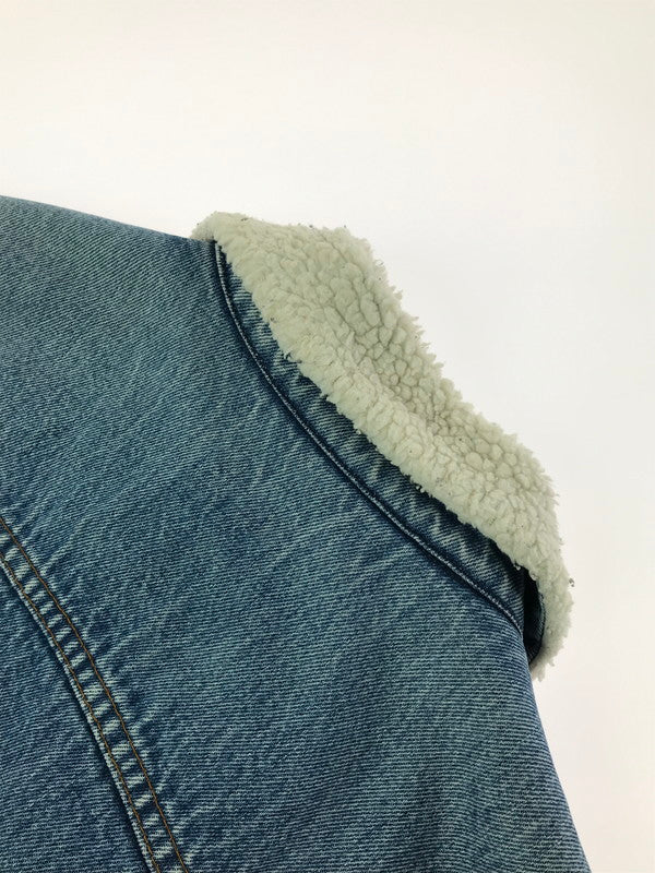 【中古品】【メンズ】 LEVI'S リーバイス BOA DENIM JACKET 70608-0217 ボア デニム ジャケット ライトアウター 146-260820-rt-20-tag サイズ：46 カラー：インディゴ 万代Net店