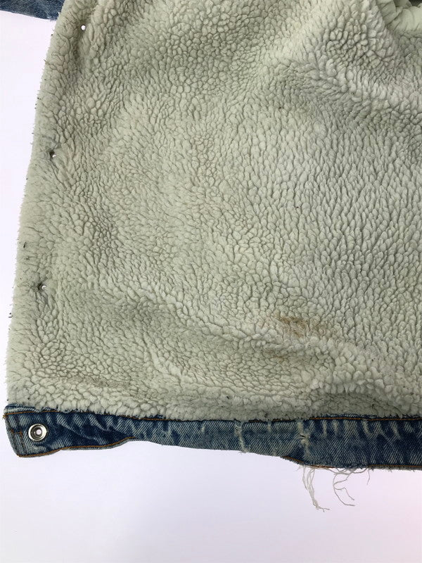 【中古品】【メンズ】 LEVI'S リーバイス BOA DENIM JACKET 70608-0217 ボア デニム ジャケット ライトアウター 146-260820-rt-20-tag サイズ：46 カラー：インディゴ 万代Net店