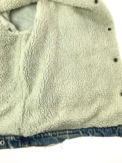 【中古品】【メンズ】 LEVI'S リーバイス BOA DENIM JACKET 70608-0217 ボア デニム ジャケット ライトアウター 146-260820-rt-20-tag サイズ：46 カラー：インディゴ 万代Net店