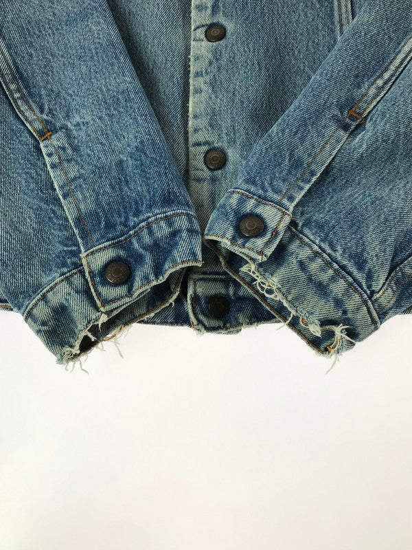【中古品】【メンズ】 LEVI'S リーバイス BOA DENIM JACKET 70608-0217 ボア デニム ジャケット ライトアウター 146-260820-rt-20-tag サイズ：46 カラー：インディゴ 万代Net店