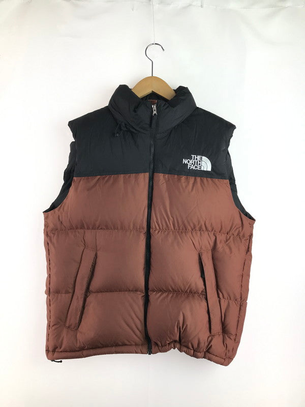 ノースフェイス ダウンベスト 茶色 メンズ 70年代 THE NORTH FACE