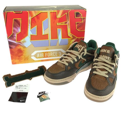 【中古品】【メンズ】 × NIGO® ニゴー AIR FORCE 3 LOW SP HQ0260-201 エアフォース 3 ロー スニーカー 靴 160-260106-na-06-tag サイズ：27cm US 9 カラー：BAROQUE BROWN/FIR-HEMP-PECAN 万代Net店