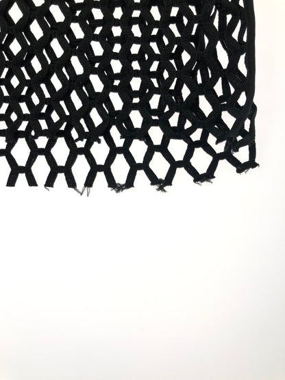 【中古品】【メンズ】 MAISON SPECIAL メゾン スペシャル HONEYCOMB BIG MESH PRIME OVER CREW NECK T-Shirt 11221411314 ハニカム ビッグメッシュ プライム オーバークルー ネックTシャツ 140-260510-rt-06-tag サイズ：1 カラー：ブラック 万代Net店