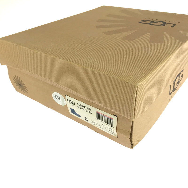 【中古品】【レディース】 CLASSIC MINI BOOTS N5854 クラシック ミニ ブーツ ムートンブーツ 靴 167-251230-na-12-tag サイズ：23cm US 6 カラー：グレー 万代Net店