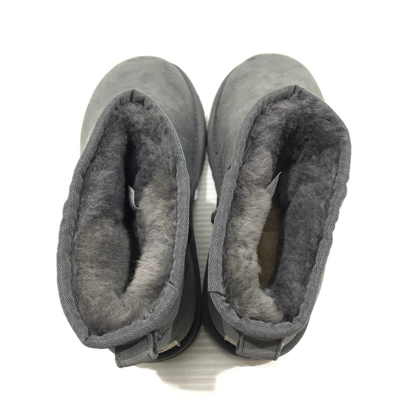 【中古品】【レディース】 CLASSIC MINI BOOTS N5854 クラシック ミニ ブーツ ムートンブーツ 靴 167-251230-na-12-tag サイズ：23cm US 6 カラー：グレー 万代Net店