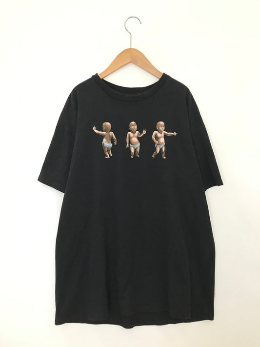【中古品】【メンズ】 WILD OATS ワイルド オーツ 90'S DANCING BABY T-SHIRT 90年代 ダンシング ベイビー Tシャツ 半袖Tシャツ 146-251227-na-02-tag サイズ：XL カラー：ブラック 万代Net店