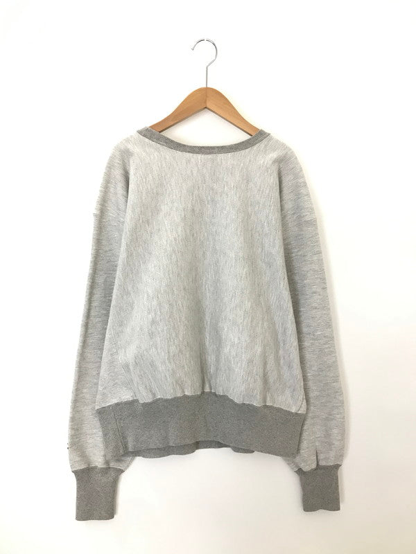 【中古品】【メンズ】 Champion チャンピオン 90'S 2TONE REVERSE WEAVE SWEATSHIRT 90年代 2トーン リバースウィーブ スウェットシャツ トレーナー MEXICO製 目なし 146-251227-na-04-tag サイズ：L カラー：グレー 万代Net店