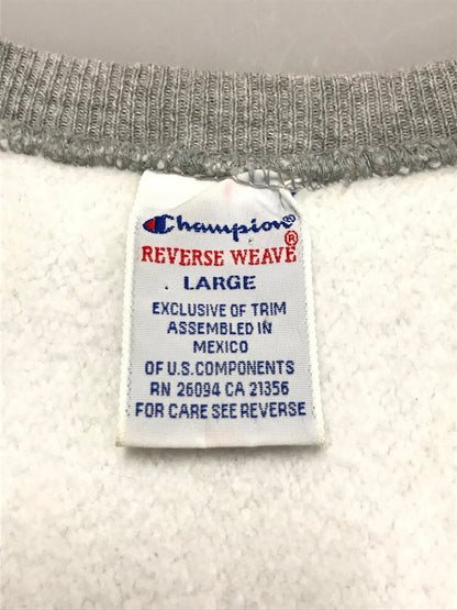 【中古品】【メンズ】 Champion チャンピオン 90'S 2TONE REVERSE WEAVE SWEATSHIRT 90年代 2トーン リバースウィーブ スウェットシャツ トレーナー MEXICO製 目なし 146-251227-na-04-tag サイズ：L カラー：グレー 万代Net店