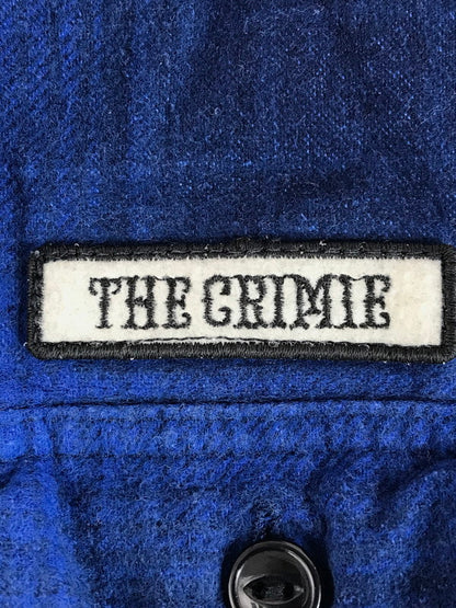 【中古品】【メンズ】 FLANNEL SHIRT フランネル シャツ チェックシャツ 長袖シャツ 142-260108-na-27-tag サイズ：S カラー：ブルー 万代Net店