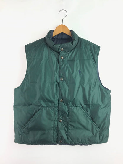 【中古品】【メンズ】 REVERSIBL DOWN VEST 39949 リバーシブル ダウンベスト アウター 146-260110-na-02-tag サイズ：XL カラー：グリーン/ネイビー 万代Net店