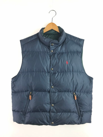 【中古品】【メンズ】 REVERSIBL DOWN VEST 39949 リバーシブル ダウンベスト アウター 146-260110-na-02-tag サイズ：XL カラー：グリーン/ネイビー 万代Net店