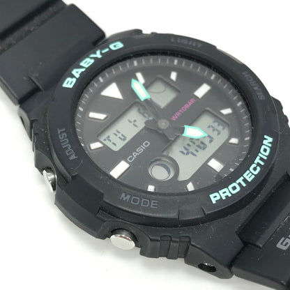 【中古品】【レディース】 CASIO カシオ BABY-G ベイビージー G-LIDE BAX-100-1AJF アナデジ クォーツ 腕時計 196-260108-yy-07-tag カラー：ブラック 万代Net店