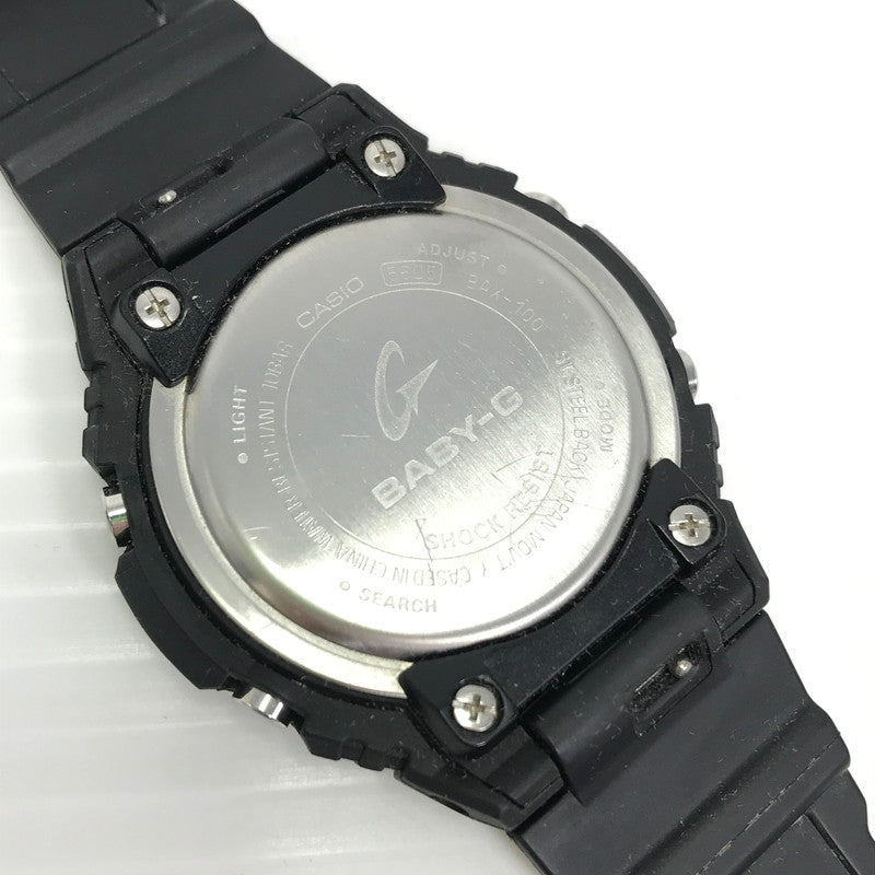 【中古品】【レディース】 CASIO カシオ BABY-G ベイビージー G-LIDE BAX-100-1AJF アナデジ クォーツ 腕時計 196-260108-yy-07-tag カラー：ブラック 万代Net店