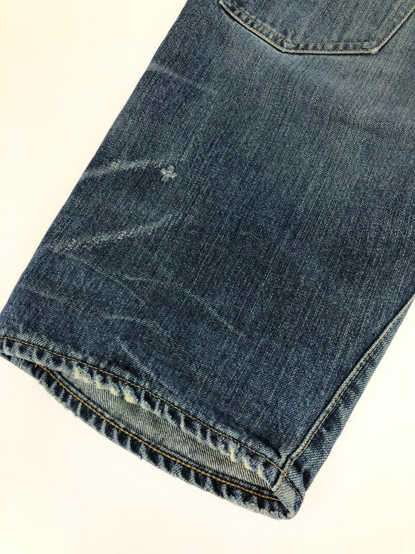 【中古品】【メンズ】 STUDS DENIM HALF PANTS 0201AM01 スタッズ デニム ハーフ パンツ ボトムス 151-260105-rt-07-tag サイズ：30 カラー：インディゴ 万代Net店