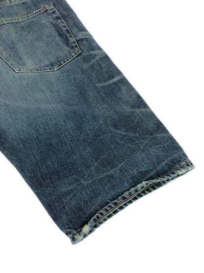【中古品】【メンズ】 STUDS DENIM HALF PANTS 0201AM01 スタッズ デニム ハーフ パンツ ボトムス 151-260105-rt-07-tag サイズ：30 カラー：インディゴ 万代Net店