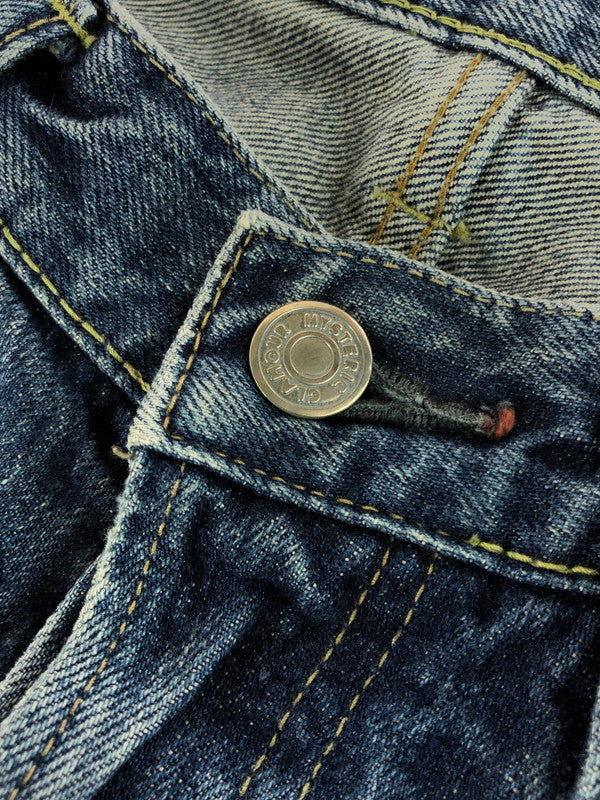【中古品】【メンズ】 STUDS DENIM HALF PANTS 0201AM01 スタッズ デニム ハーフ パンツ ボトムス 151-260105-rt-07-tag サイズ：30 カラー：インディゴ 万代Net店