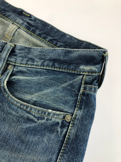 【中古品】【メンズ】 STUDS DENIM HALF PANTS 0201AM01 スタッズ デニム ハーフ パンツ ボトムス 151-260105-rt-07-tag サイズ：30 カラー：インディゴ 万代Net店