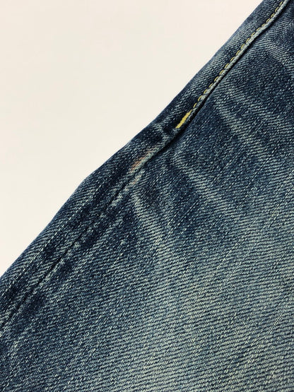 【中古品】【メンズ】 STUDS DENIM HALF PANTS 0201AM01 スタッズ デニム ハーフ パンツ ボトムス 151-260105-rt-07-tag サイズ：30 カラー：インディゴ 万代Net店