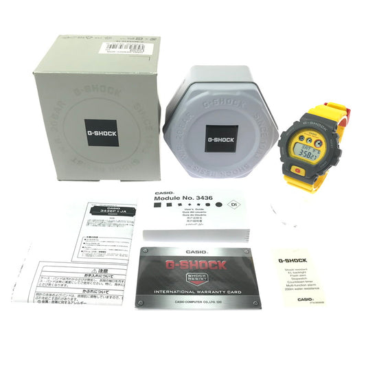 【中古美品】【メンズ】 G-SHOCK ジーショック DIGITAL GMD-S6900Y-9 クォーツ デジタル 腕時計 196-260617-rt-03-tagh カラー：イエロー 万代Net店