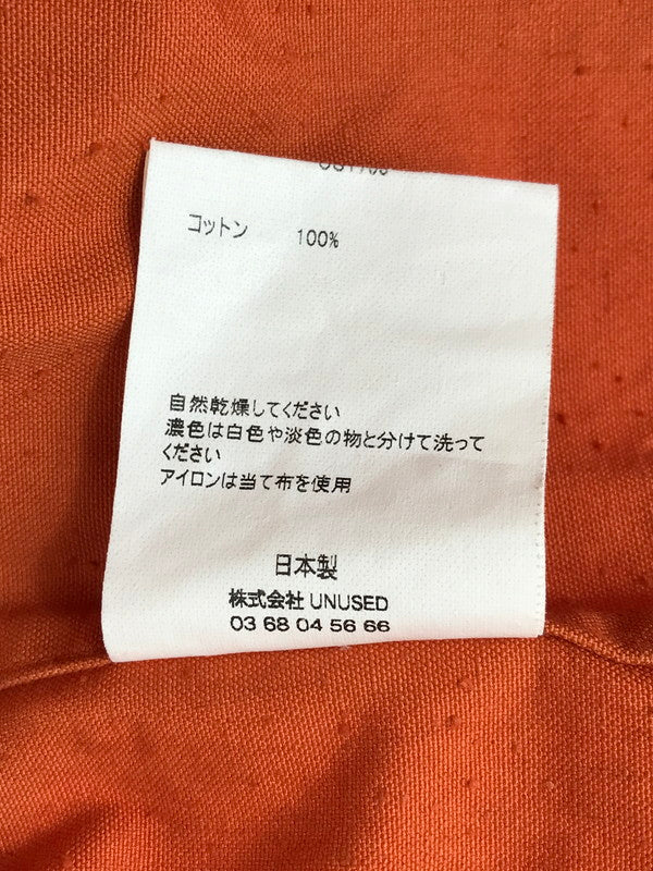 【中古品】【メンズ】 20SS FLAP POCKET SHIRTS フラップ ポケット シャツ 長袖シャツ 140-260108-na-25-tag サイズ：3 カラー：オレンジ 万代Net店