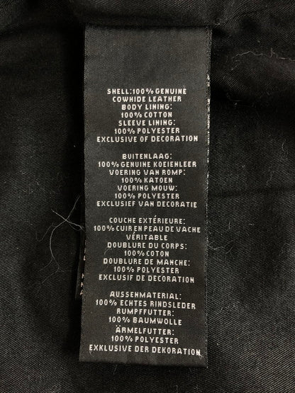 【現状渡し品】【メンズ】 HARLEY DAVIDSON ハーレーダビッドソン SLEEVE STRIPE SLIM FIT LEATHER JACKET 97048-19VM スリーブ ストライプ スリムフィット レザージャケット アウター 145-260108-na-18-tag サイズ：S カラー：ブラック 万代Net店