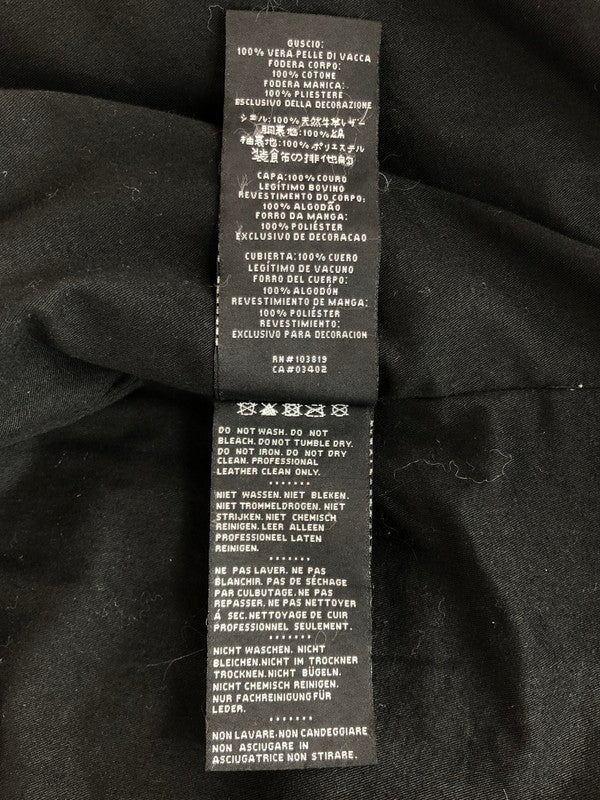 【現状渡し品】【メンズ】 HARLEY DAVIDSON ハーレーダビッドソン SLEEVE STRIPE SLIM FIT LEATHER JACKET 97048-19VM スリーブ ストライプ スリムフィット レザージャケット アウター 145-260108-na-18-tag サイズ：S カラー：ブラック 万代Net店