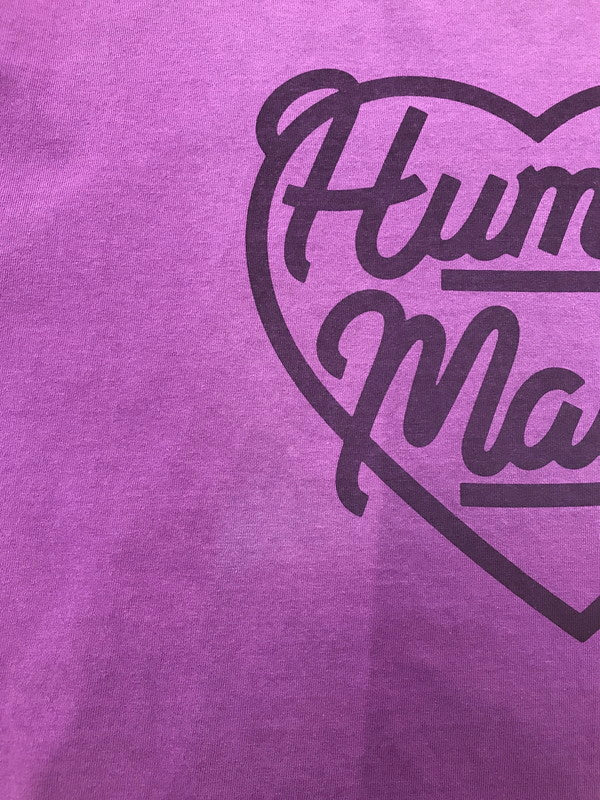 【中古品】【メンズ】 HUMAN MADE ヒューマンメイド HEART L/S T-SHIRT ハート Tシャツ 長袖Tシャツ 142-260520-na-19-tagh サイズ：L カラー：パープル 万代Net店
