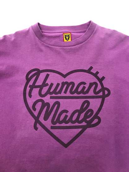 【中古品】【メンズ】 HUMAN MADE ヒューマンメイド HEART L/S T-SHIRT ハート Tシャツ 長袖Tシャツ 142-260520-na-19-tagh サイズ：L カラー：パープル 万代Net店