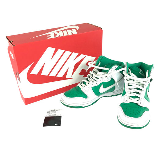 【中古品】【メンズ】 NIKE ナイキ DUNK HIGH GREEN WHITE ダンク ハイ スニーカー 靴 160-260112-rt-02-tag サイズ：26.5cm US8.5 カラー：STADIUM GREEN/WHITE 万代Net店