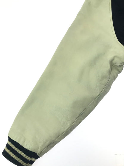 【中古品】【メンズ】 IXI:Z イクシーズ 5STAR STADIUM JUMPER レザー切替 ファイブスター スタジアム ジャンパー スタジャン アウター 146-260917-rt-44-tagh サイズ：L カラー：ネイビー/ベージュ系 万代Net店