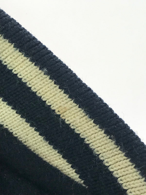 【中古品】【メンズ】 IXI:Z イクシーズ 5STAR STADIUM JUMPER レザー切替 ファイブスター スタジアム ジャンパー スタジャン アウター 146-260917-rt-44-tagh サイズ：L カラー：ネイビー/ベージュ系 万代Net店