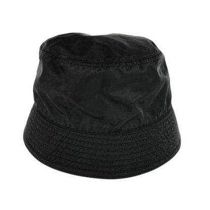 【中古品】【メンズ】 PRADA プラダ RE-NYLON TRIANGLE LOGO BUCKET HAT 2HC137 2DMI リナイロン トライアングル ロゴ バケットハット 帽子 183-260112-na-04-tag サイズ：M カラー：ブラック 万代Net店