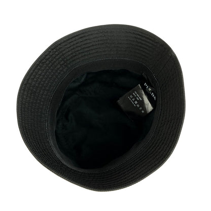 【中古品】【メンズ】 PRADA プラダ RE-NYLON TRIANGLE LOGO BUCKET HAT 2HC137 2DMI リナイロン トライアングル ロゴ バケットハット 帽子 183-260112-na-04-tag サイズ：M カラー：ブラック 万代Net店