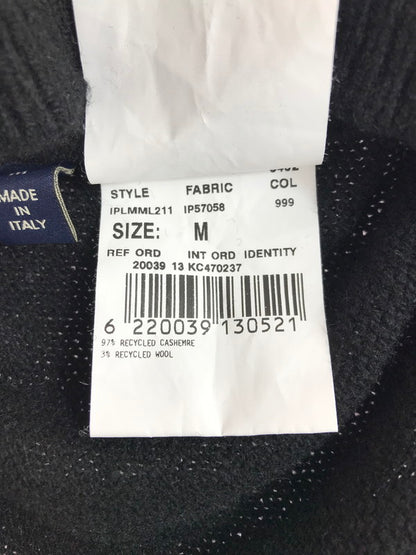 【中古品】【メンズ】 TURTLE NECK CASHMERE KNIT IPLMML211 タートルネック カシミヤ ニット 141-260109-rt-01-tag サイズ：M カラー：ブラック 万代Net店