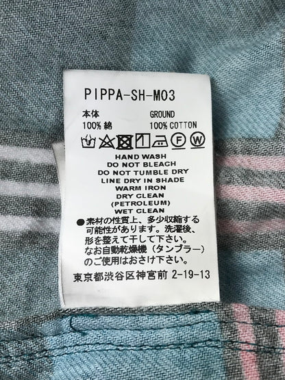 【中古品】【メンズ】 FACETASM PIPPA-SH-M03 CHECK BIG SHIRT 140-260109-rt-10-tag サイズ：5 カラー：ブルー 万代Net店