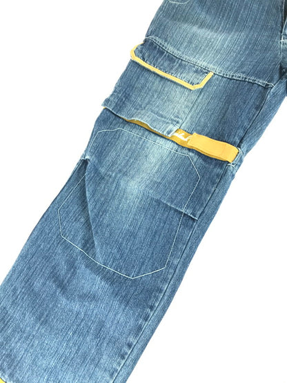 【現状渡し品】【メンズ】 MARITHE FRANCOIS GIRBAUD マリテフランソワジルボー シャトルパンツ ボトムス 157-260111-na-08-tag サイズ：36M カラー：インディゴ 万代Net店