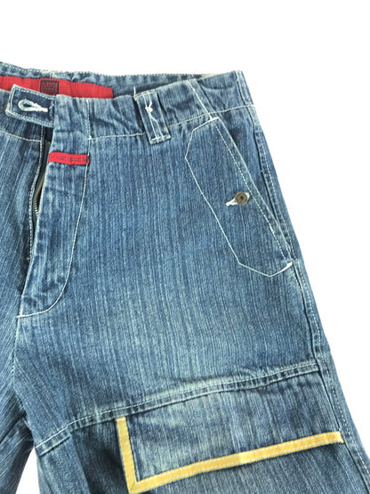 【現状渡し品】【メンズ】 MARITHE FRANCOIS GIRBAUD マリテフランソワジルボー シャトルパンツ ボトムス 157-260111-na-08-tag サイズ：36M カラー：インディゴ 万代Net店