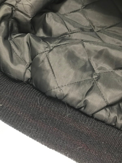 【中古品】【メンズ】 BUTWIN バトウィン 80's LEATHER AND WOOL STADIUM JACKET 80年代 レザーウール切替スタジャン 146-260111-rt-02-tag サイズ：不明 下記参照 カラー：ブラック 万代Net店