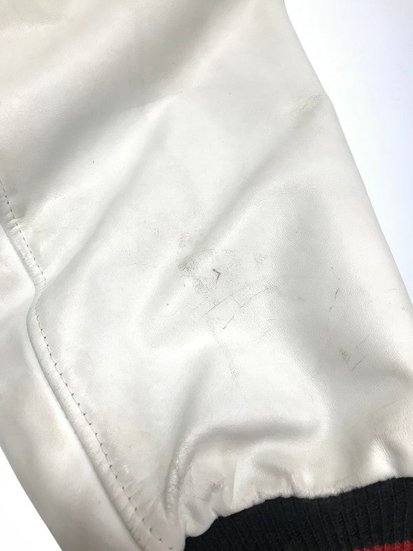 【中古品】【メンズ】 BUTWIN バトウィン 80's LEATHER AND WOOL STADIUM JACKET 80年代 レザーウール切替スタジャン 146-260111-rt-02-tag サイズ：不明 下記参照 カラー：ブラック 万代Net店