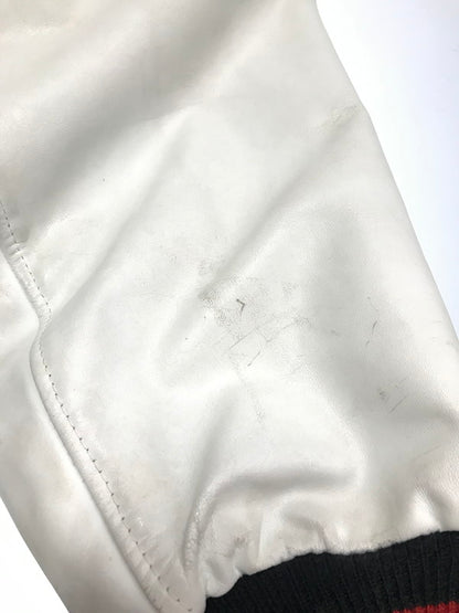 【中古品】【メンズ】 BUTWIN バトウィン 80's LEATHER AND WOOL STADIUM JACKET 80年代 レザーウール切替スタジャン 146-260111-rt-02-tag サイズ：不明 下記参照 カラー：ブラック 万代Net店