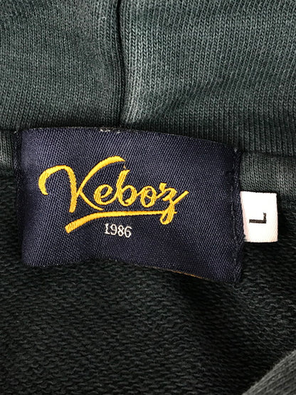 【中古品】【メンズ】 KEBOZ ケボス × FREAK'S STOREフリークス ストア 別注 213-1254 PULLOVER HOODIE プルオーバーパーカー 142-260109-rt-08-tag サイズ：L カラー：グリーン 万代Net店