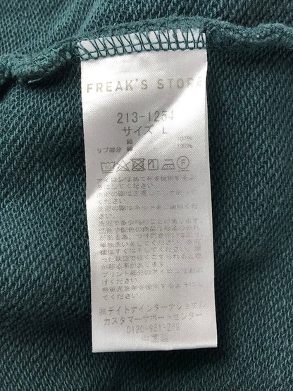 【中古品】【メンズ】 KEBOZ ケボス × FREAK'S STOREフリークス ストア 別注 213-1254 PULLOVER HOODIE プルオーバーパーカー 142-260109-rt-08-tag サイズ：L カラー：グリーン 万代Net店
