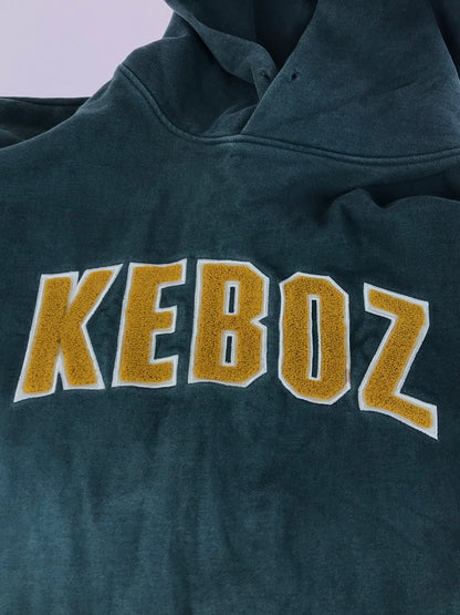 【中古品】【メンズ】 KEBOZ ケボス × FREAK'S STOREフリークス ストア 別注 213-1254 PULLOVER HOODIE プルオーバーパーカー 142-260109-rt-08-tag サイズ：L カラー：グリーン 万代Net店