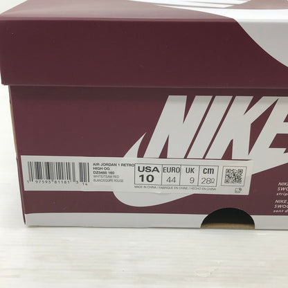 【中古品】【メンズ】 AIR JORDAN 1 RETRO HIGH OG ARTISANAL RED DZ5485-160 エアジョーダン1 レトロ ハイ OG スニーカー 靴 160-260111-rt-12-tag サイズ：28cm US10 カラー：WHITE/TEAM RED 万代Net店