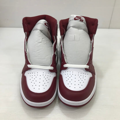 【中古品】【メンズ】 AIR JORDAN 1 RETRO HIGH OG ARTISANAL RED DZ5485-160 エアジョーダン1 レトロ ハイ OG スニーカー 靴 160-260111-rt-12-tag サイズ：28cm US10 カラー：WHITE/TEAM RED 万代Net店