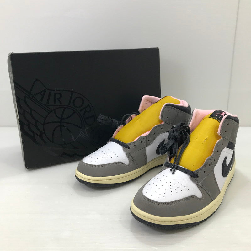 【中古美品】【メンズ】 NIKE ナイキ AIR JORDAN １ MID CAVE STONE HQ2011-100 エアジョーダン1 ミッド スニーカー 靴 160-260111-rt-13-tag サイズ：28.5cm US10.5 カラー：ブラウン系 万代Net店