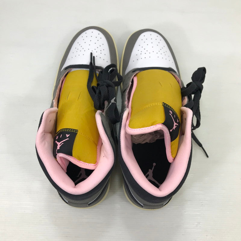 【中古美品】【メンズ】 NIKE ナイキ AIR JORDAN １ MID CAVE STONE HQ2011-100 エアジョーダン1 ミッド スニーカー 靴 160-260111-rt-13-tag サイズ：28.5cm US10.5 カラー：ブラウン系 万代Net店